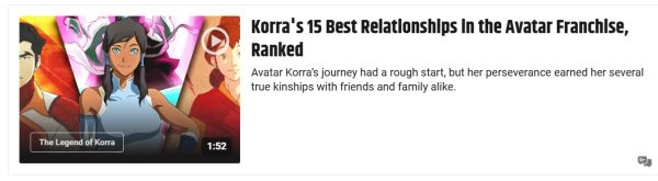 15 best relationships on The Legend of Korra. CBR article by Chen Drachman.