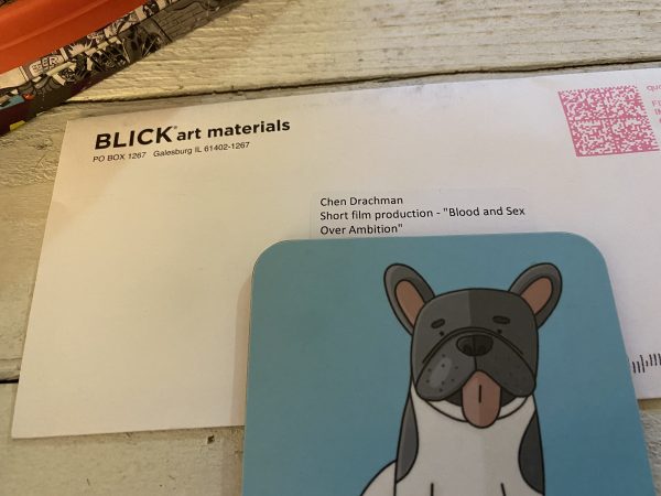 Blick Are Materials in collaboration with Chen Drachman for her short film Blood and Sex Over Ambition