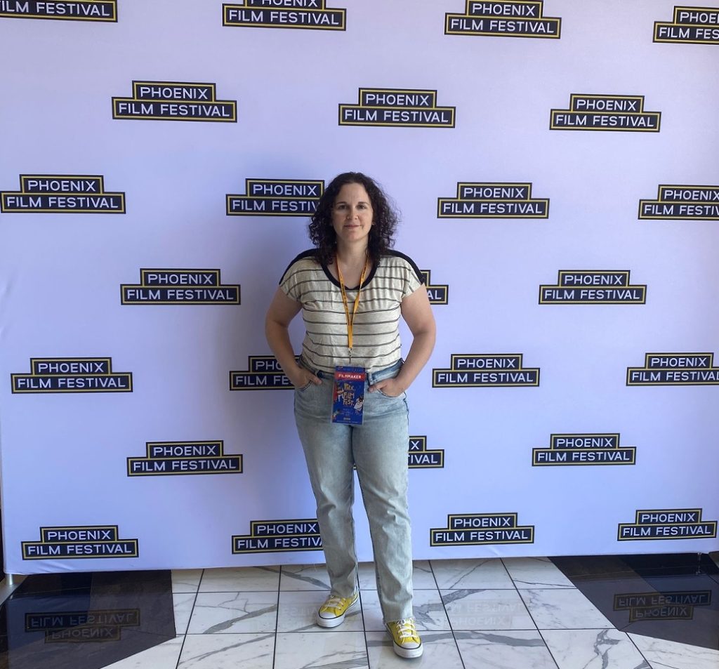 Chen Drachman at the Phoenix Film Festival 2025 with But I'm a Shoe