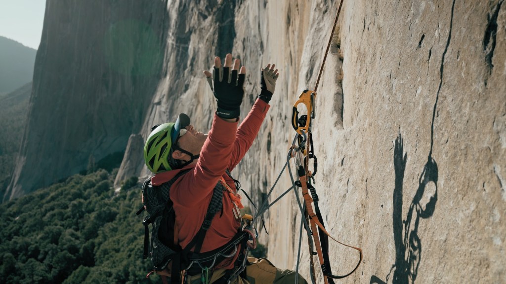 Eitan Armon climbing the El Capitan in Elena Neuman's Film Looking Up, impact produced by Chen Drachman