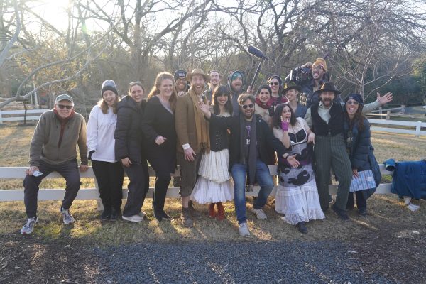 The cast and crew of Chen Drachman's upcoming film Blood and Sex Over Ambition at the Carleen Bright Arboretum in Woodway, TX.
From left to right: Norman Buckley, Meredith Reeves, Ashlyn Kennedy, Lori Davidson, Eugene Hawkins, Bryan Mittelstadt, Will Fritz, Keaton Morris-Stan, Larry Wright, Gregory JM Kasunich, Mei Moor, Sarah Church, Chen Drachman, Rachel Carothers, Gabe Kimpson, Victor Colasurdo, Taylor Coriell
